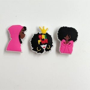 5/$10 Girl Power Croc Jibbitz Charms